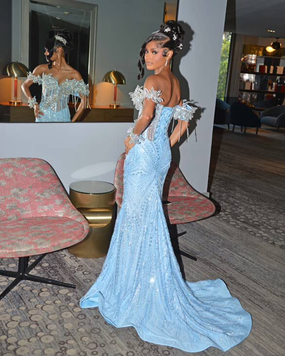 Nia : Icy Blue Dress