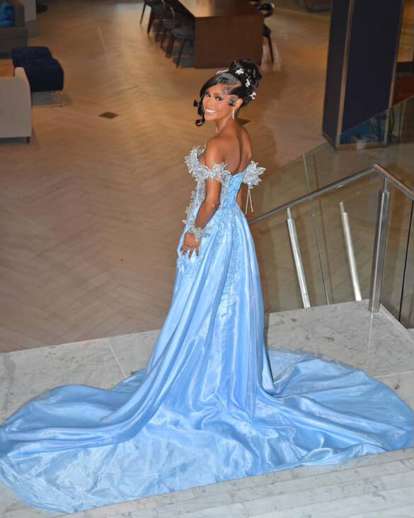 Nia : Icy Blue Dress