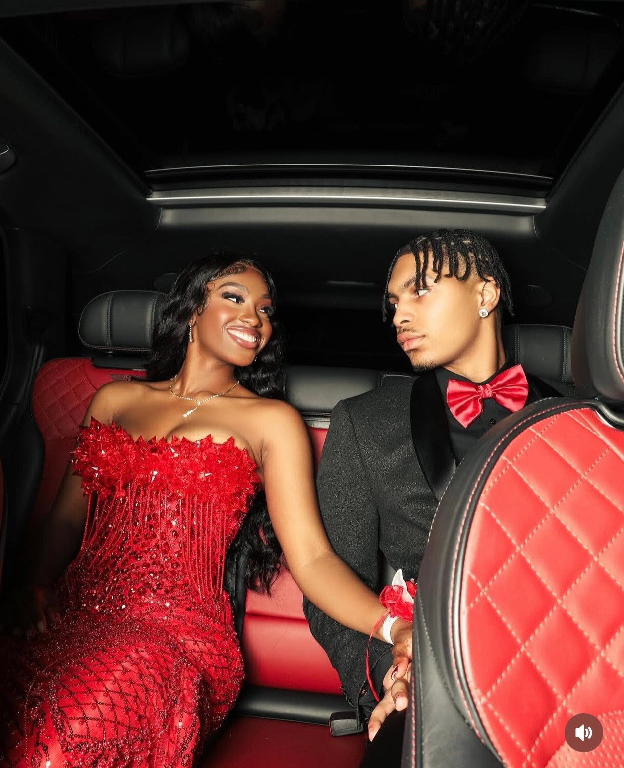 Trish : Red Beaded Dress