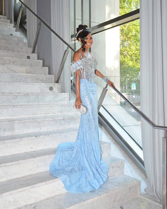 Nia : Icy Blue Dress