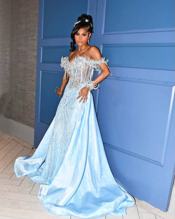 Nia : Icy Blue Dress
