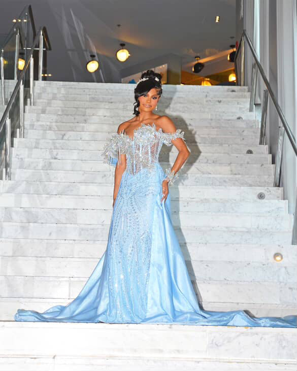Nia : Icy Blue Dress