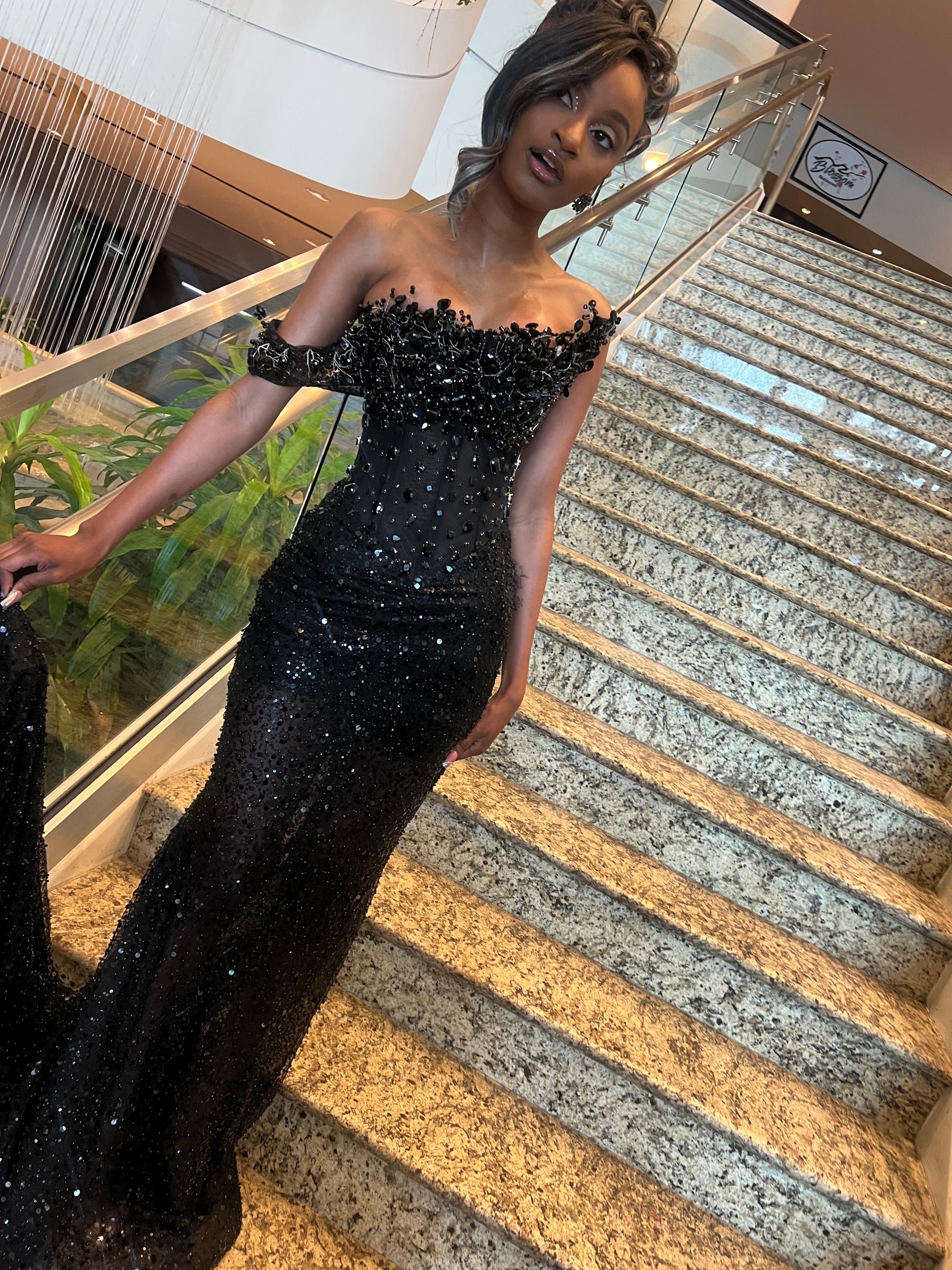 alayah bachelor black dress Aaliyah: Black Dress Lyla Couture LLC